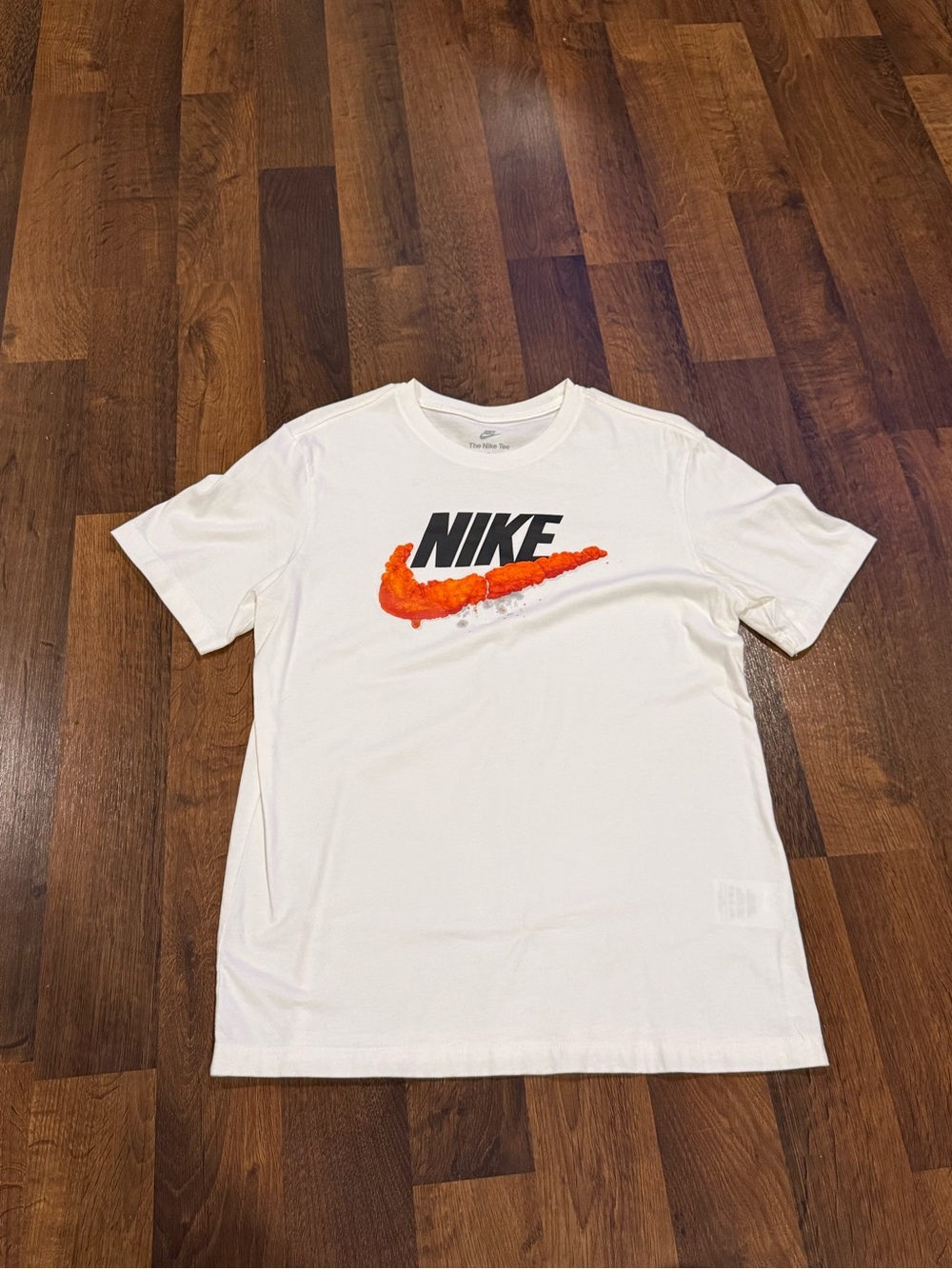 Nike Men’s T-Shirt with Buffalo Chicken Strip Swoosh (size MED)